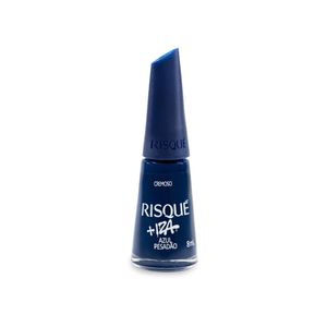 Esmalte Cremoso Risqué Azul Pesadão 8ml