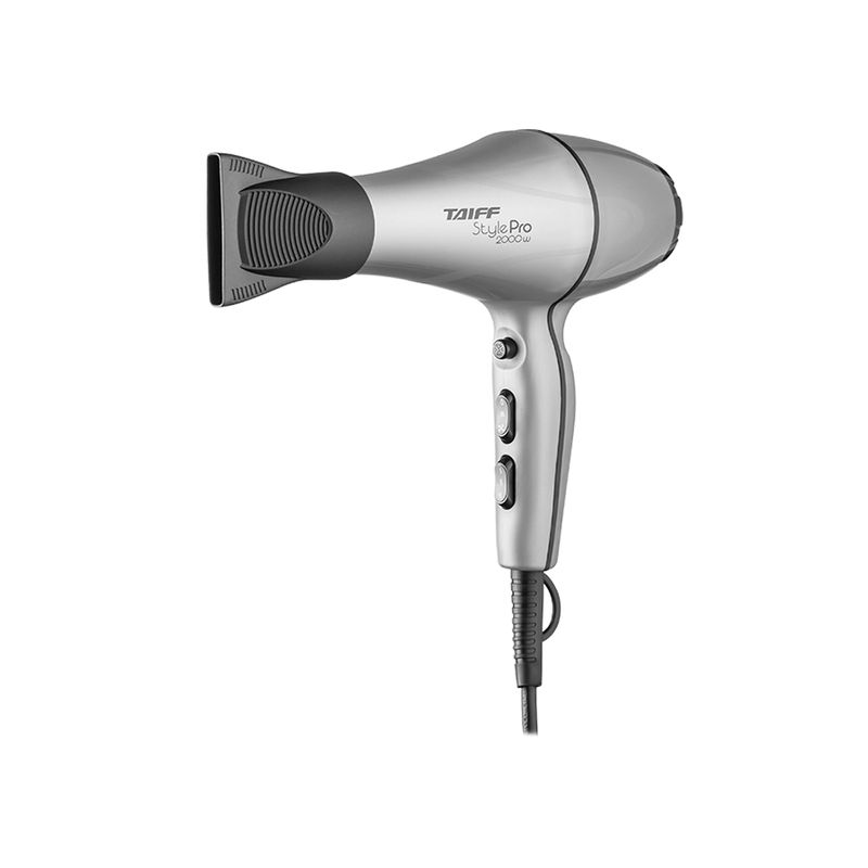 Secador de Cabelo Profissional Taiff Vulcan 2500W 127V Prata