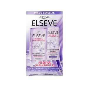 Kit Elseve Hialurônico Shampoo 375ml+ Condicionador 170ml