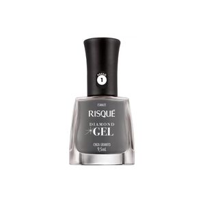 Esmalte Risque Diamond Gel Cinza Granito 9,5 ML