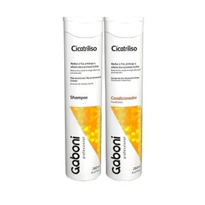 Kit Cicatri Liso Gaboni Shampoo 280ml + Condicionador 280ml
