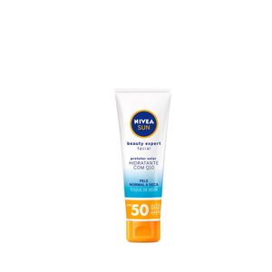 Protetor Solar Nivea Sun Beauty Expert Facial Pele Oleosa Fps 50 - 50G