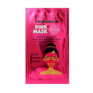 Máscara Facial Matto Verde Pink Mask Pré Festa 8G