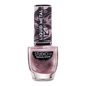 Studio35 #Rosaespelhado - Esmalte Liquid Metal Beauty Brand 9ml