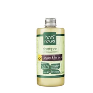Shampoo Boni Natural Argan e Linhaça 500ml