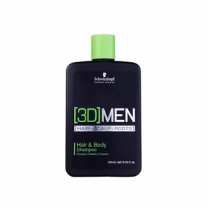 Shampoo Schwarzkopf 3D Men Hair & Body - 250ml