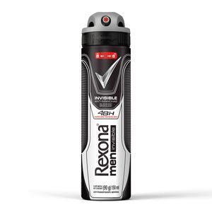 Desodorante Antitranspirante Aerosol Rexona Invisible 90g