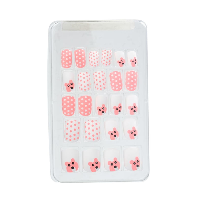kiss-new-york-pink-infantil-color-change-urso-unhas-posticas