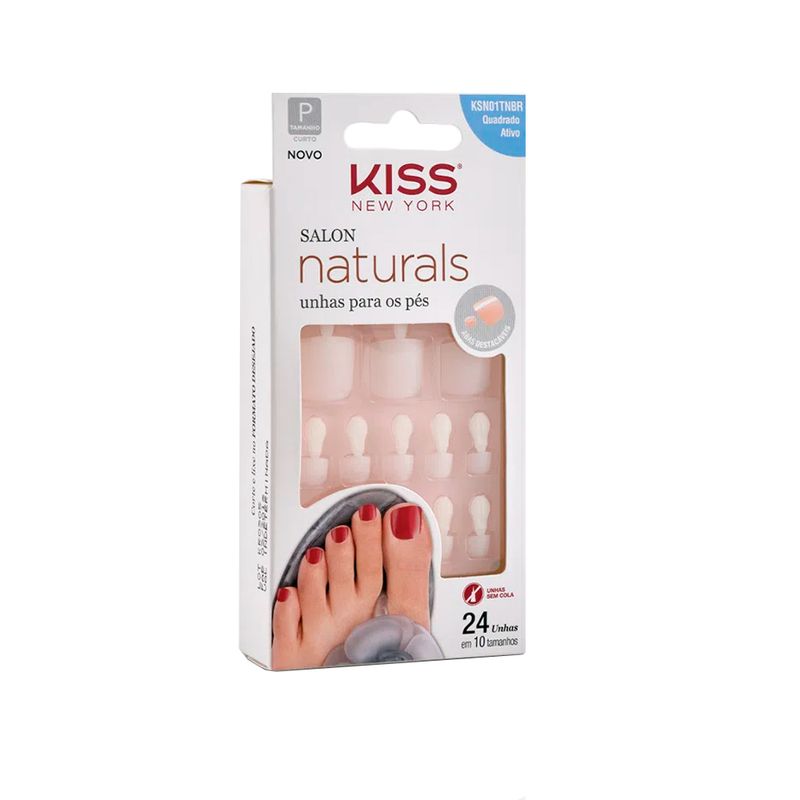 unhas-posticas-para-pes-kiss-new-york-salon-naturals-ksn01tnb