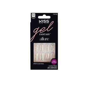 Unhas Postiças Kiss New York Gel Fantasy How Dazziling