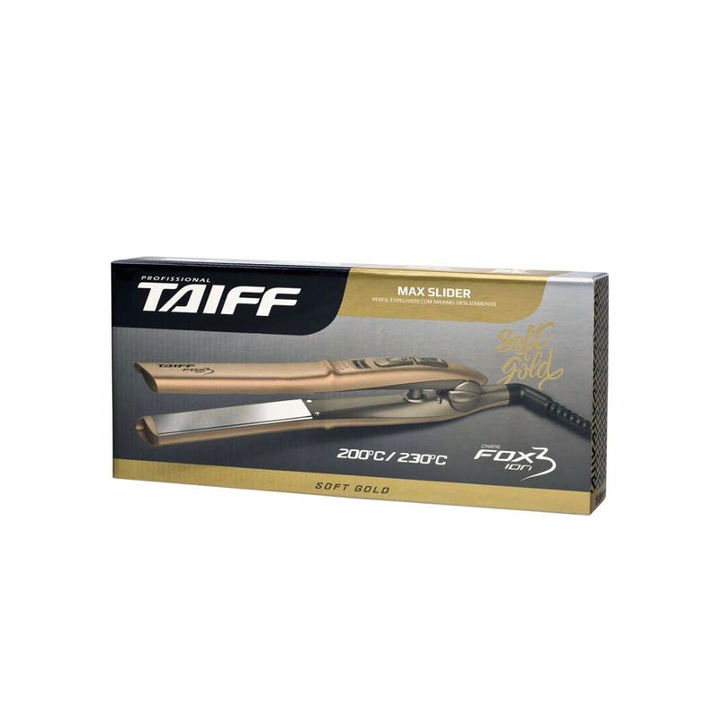 prancha-taiff-fox-ion-3-bivolt-dourado-
