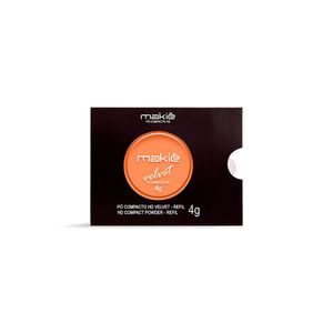 Pó Compacto Makie HD Refil 4g Coral