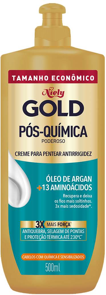 creme-para-pentear-niely-gold-pos-quimica-500ml