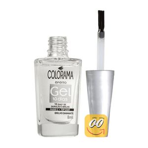 Esmalte Colorama Efeito Gel Top Coat 8ml - Colorama