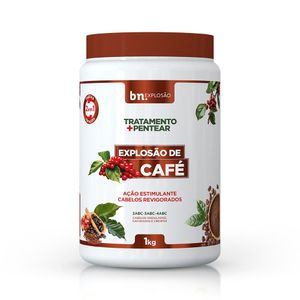 Creme de Tratamento + Pentear Explosão de Café - Beleza Natural