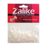 elastico-para-cabelo-zalike-silicone-transparente-100un