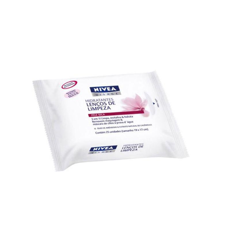 lenco-nivea-limpeza-pele-seca-nivea-25-unidades