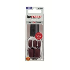Kiss New York - Impress Unhas Autocolantes Color Médio Deep