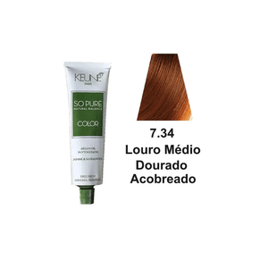 Tinta Keune So Pure Hair Color 7.34 60ml