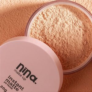 Pó Compacto Nina Makeup Instant Matte Cor 02 - Nina Makeup