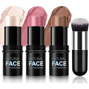 Iluminador Compacto Nina M Glow 02 Champagne