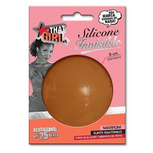 Silicone That Girl Invisible Marrom 8cm - That Girl