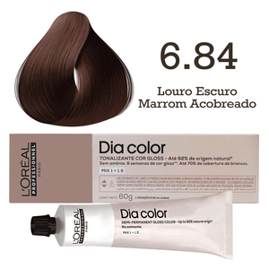 Tint Loreal Dia Color 6.84 - 60g - L'Oréal Professionnel