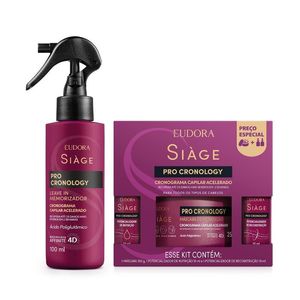 Kit Siàge Pro Cronology Máscara + Potencializadores - Eudora