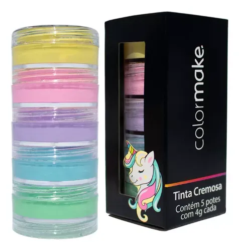 kit-tinta-cremosa-facial-colormake-unicornio-5-cores