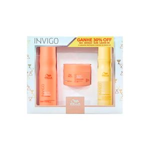 Kit Wella Professionals Invigo Shampoo + Máscara + Leave in