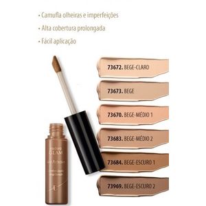 Corretivo Líquido Eudora Glam Bege Médio 2 - Eudora
