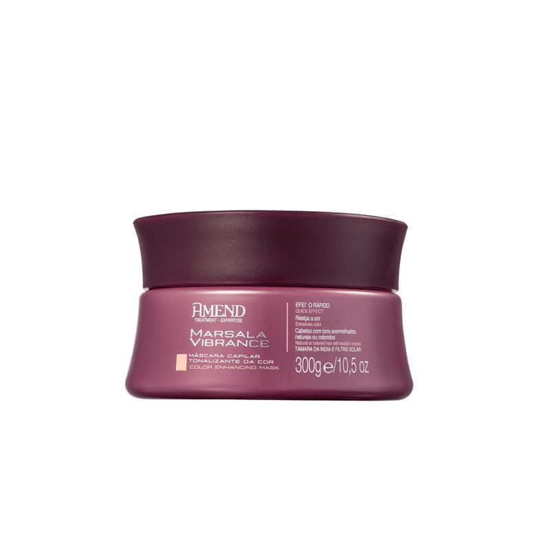 mascara-capilar-amend-marsala-vibrance-realce-da-cor-300g