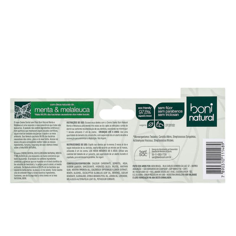 creme-dental-boni-natural-menta-de-melaleuca-sem-fluor-90g
