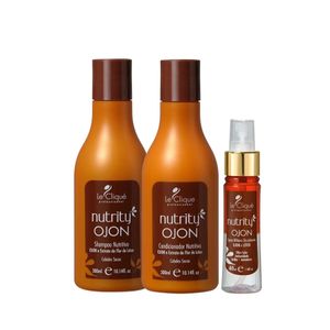 Kit Le Cliqué Nutrity Ojon Shampoo+Condicionador+Spray
