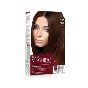 Kit Coloração Creme Amend Magnific Color 5.35 - Chocolate Intenso