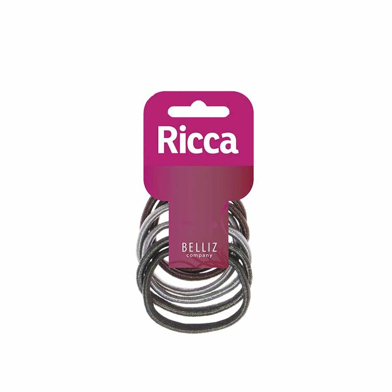 elastico-para-cabelo-basics-ricca-6-unidades