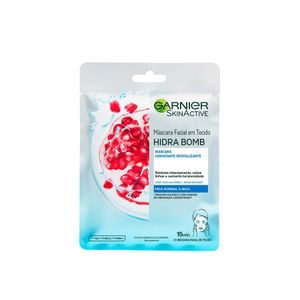 Máscara Facial Garnier Revitalizante Skinactive Hidra Bomb Romã - 28g