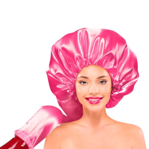 Touca de Cetim Difusora Pink Santa Clara