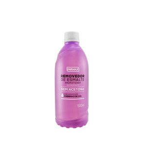 Removedor de Esmalte Farmax Sem Acetona Cheirinho de Uva - 500ml
