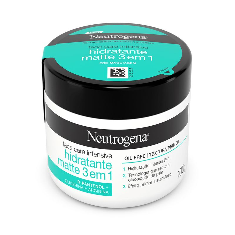 creme-facial-neutrogena-face-care-intensive-hidratante-matte-3-em-1-100g