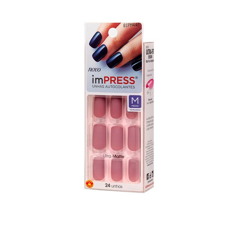 unhas-posticas-impress-by-kiss-ny-medio-matte-secret