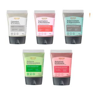 Máscara Facial de Argila Rosa Iluminadora &amp; Revitalizante - Labotrat - 130g