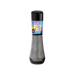 Esmalte Vult Colors 5 Free Glitter Alegria Prata 8ml - Vult