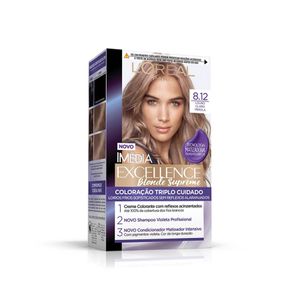 Coloração Imédia Exellence Blondes Supreme - 8.12