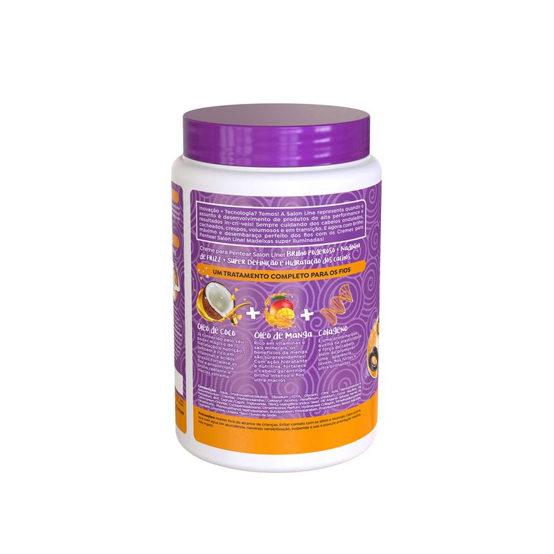 creme-de-pentear-salon-line-brilho-maximo-1kg
