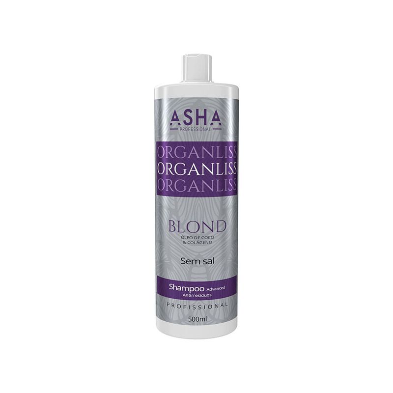 shampoo-asha-anti-resido-organ-liss-blond-500ml