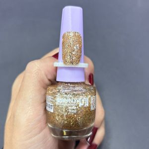 Esmalte Bauny Glitter 9Free 9ml - Cor Maya - Bauny