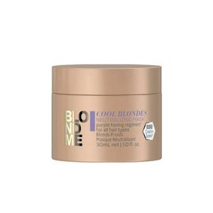 Máscara Schwarzkopf Blondme Cool Blondes Mini 30ml