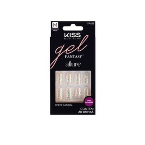 Unhas Post Kiss Gel Fantasy How Dazzling - Kiss NY