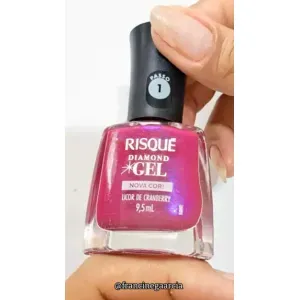 Esmalte Risqué Diamond Gel Licor de Cranberry 9,5ml